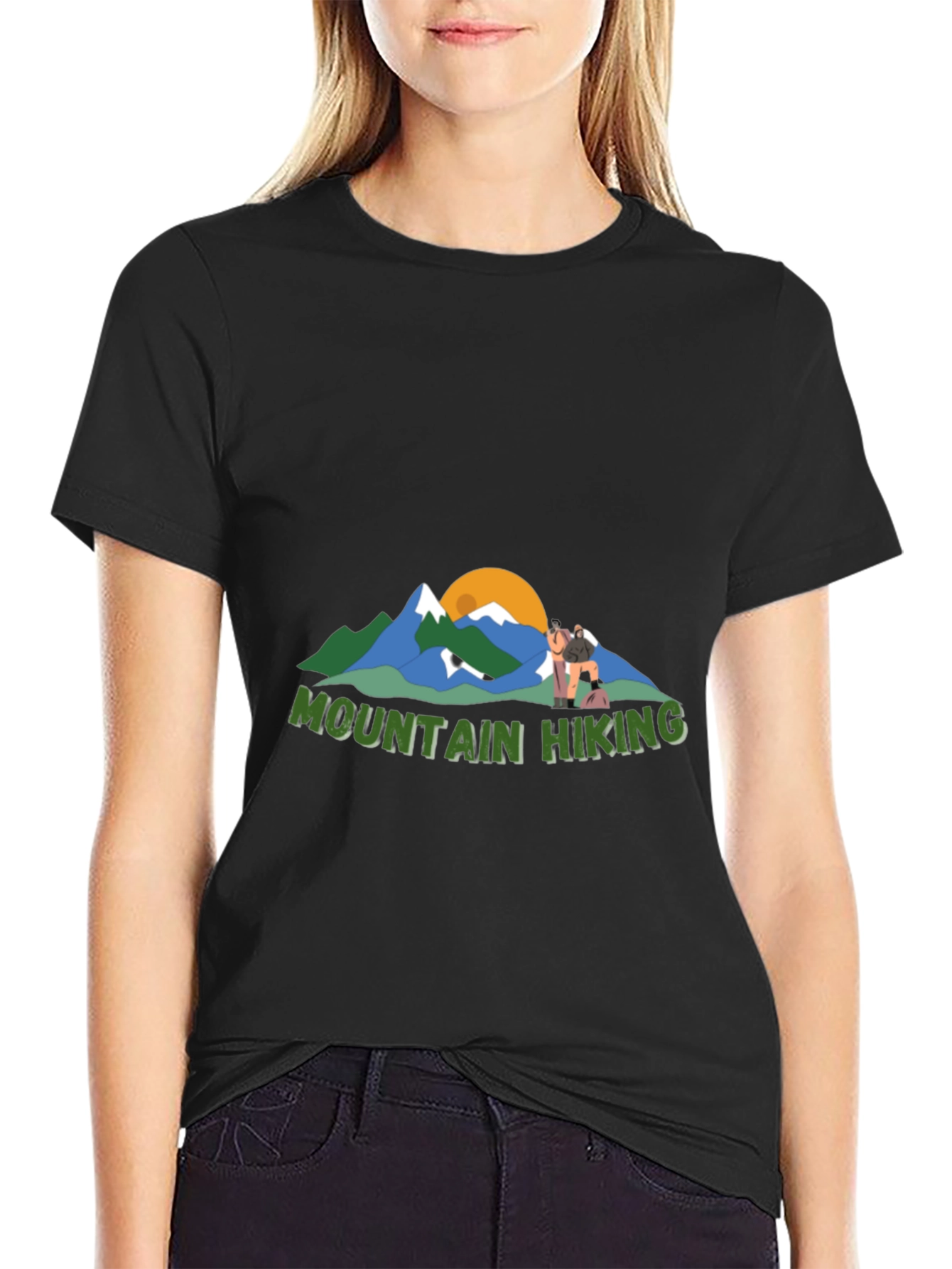 Mountain Hiking Graphic T-Shirt