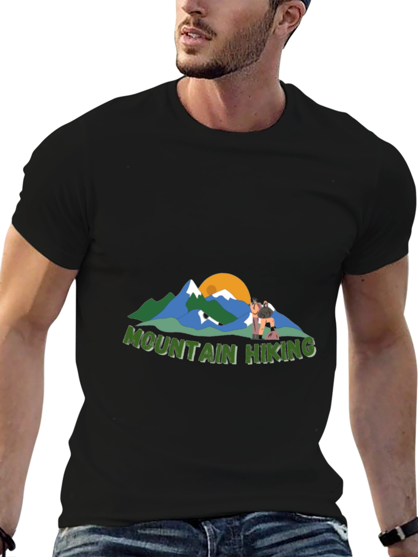 Mountain Hiking Graphic T-Shirt