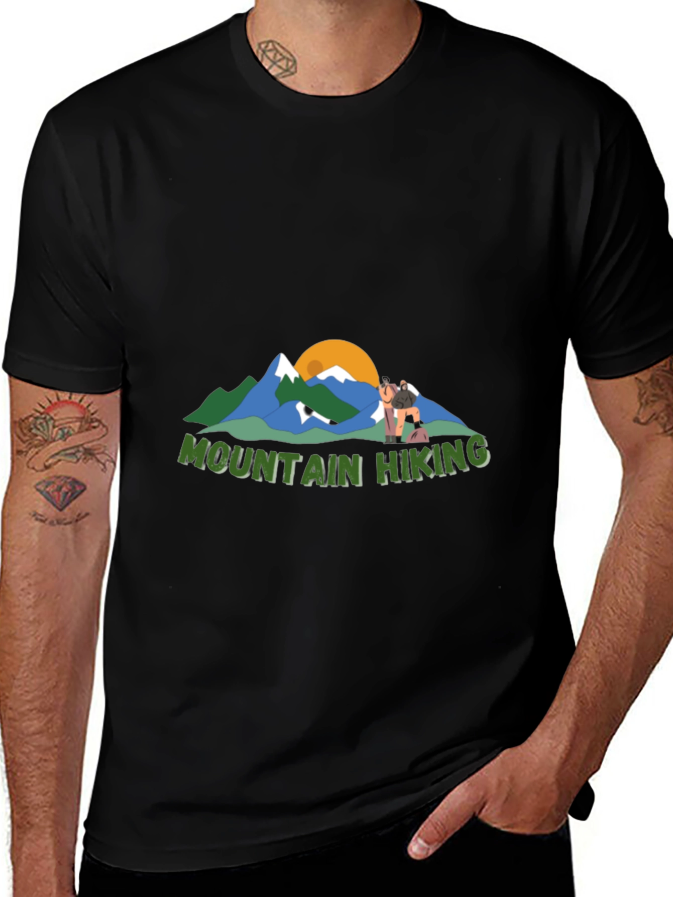 Mountain Hiking Graphic T-Shirt