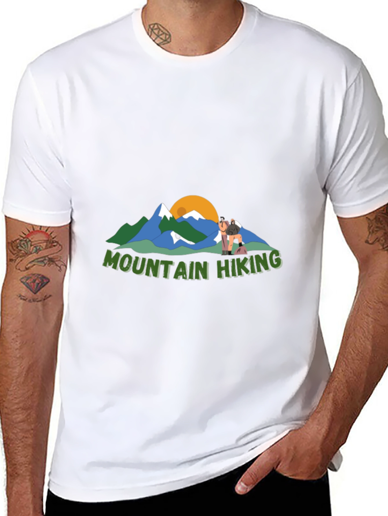 Mountain Hiking Graphic T-Shirt