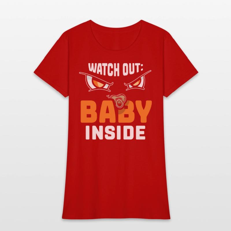 Watch Out Baby Inside Pregnancy Pregnant Cute