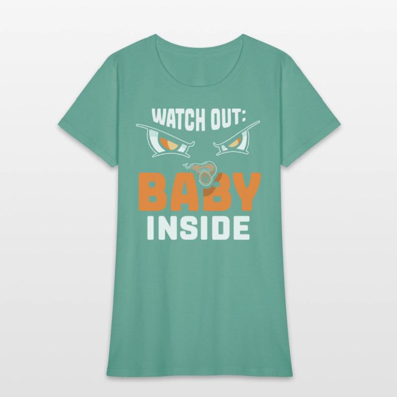 Watch Out Baby Inside Pregnancy Pregnant Cute