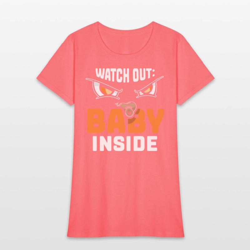 Watch Out Baby Inside Pregnancy Pregnant Cute