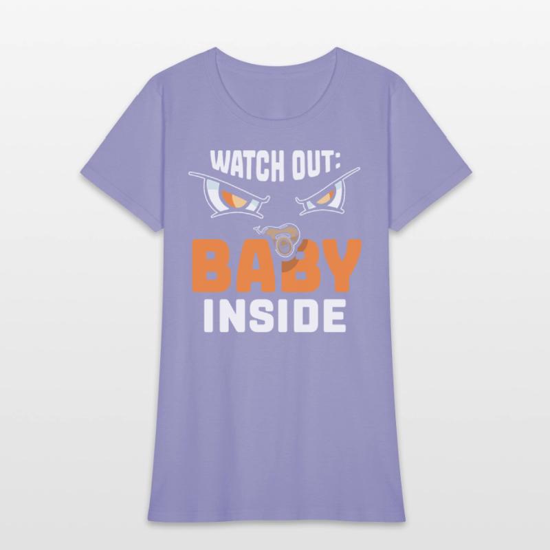 Watch Out Baby Inside Pregnancy Pregnant Cute