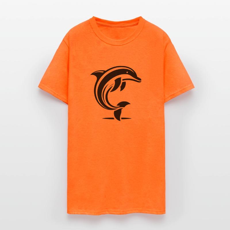 Water Animal Art Dolphin In Simple Beauty