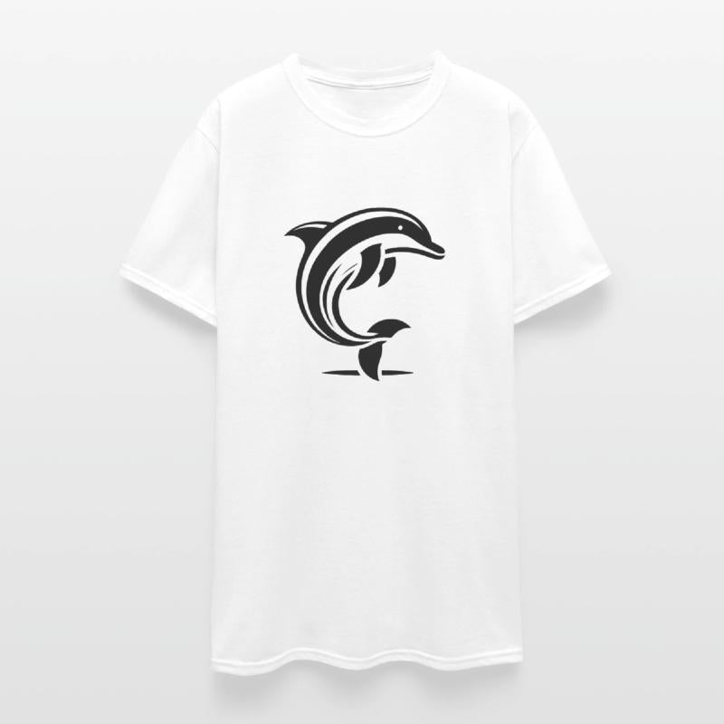 Water Animal Art Dolphin In Simple Beauty