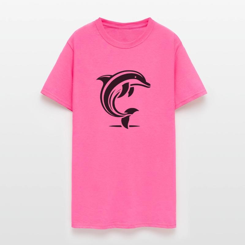 Water Animal Art Dolphin In Simple Beauty