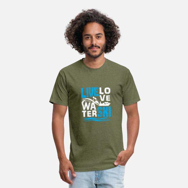 Water Skiing Gift Live Love Water Ski Lake Lover W