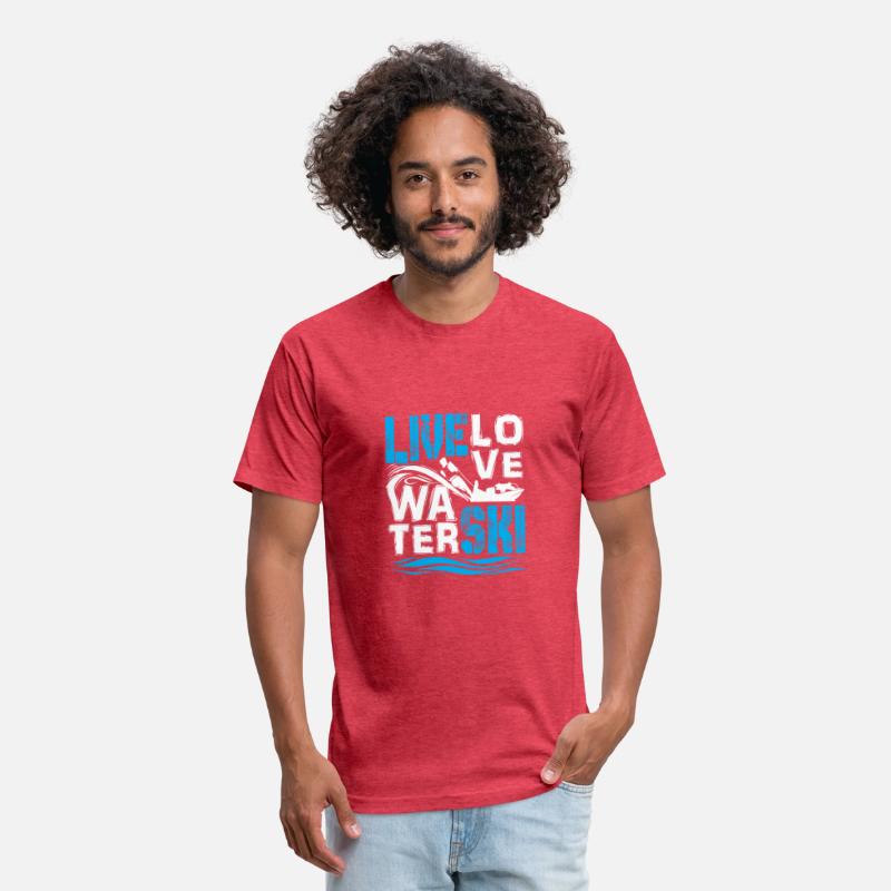 Water Skiing Gift Live Love Water Ski Lake Lover W