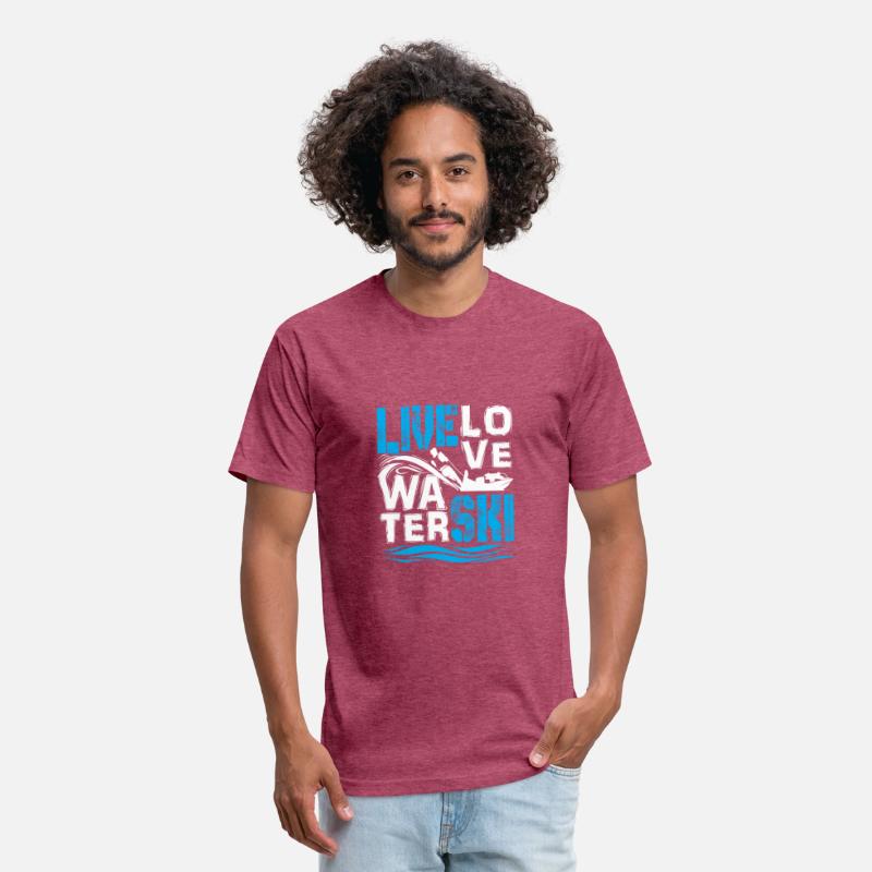 Water Skiing Gift Live Love Water Ski Lake Lover W