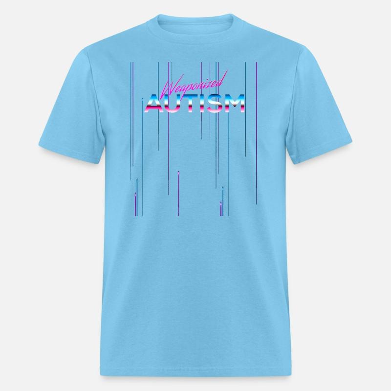 Weaponized Autism product Neon Style Funny 80s