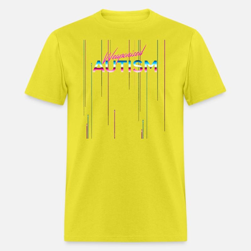 Weaponized Autism product Neon Style Funny 80s