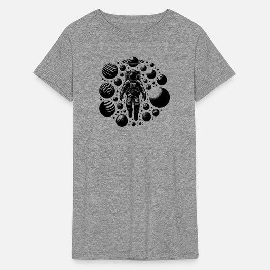 Weightlessness Astronaut Drifts In The Universe