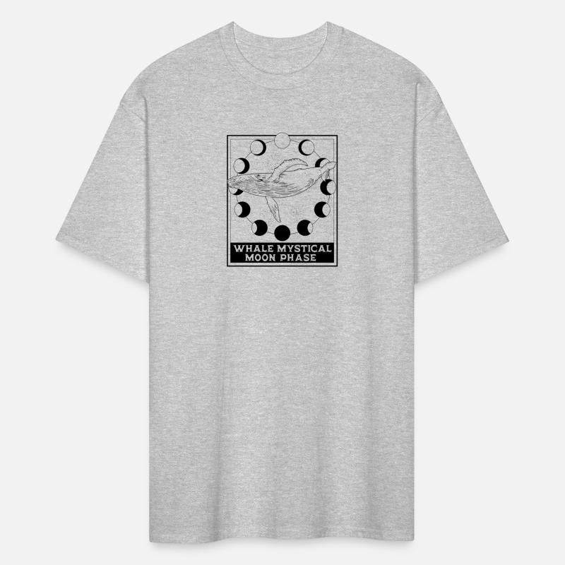 Whale Mystical Witchy Moon Phase Gothic For Orca