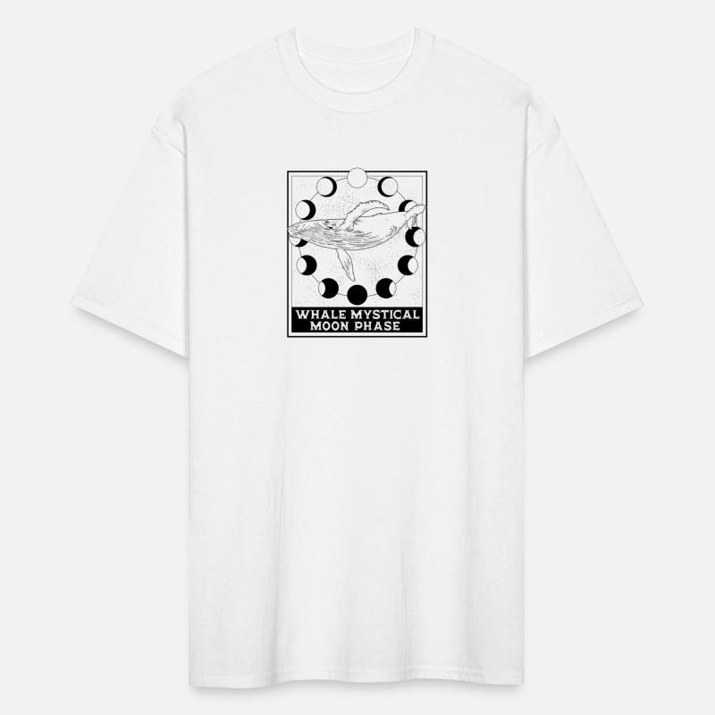 Whale Mystical Witchy Moon Phase Gothic For Orca