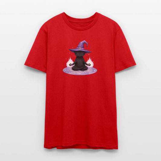 Whimsical Black Cat Wizard Design