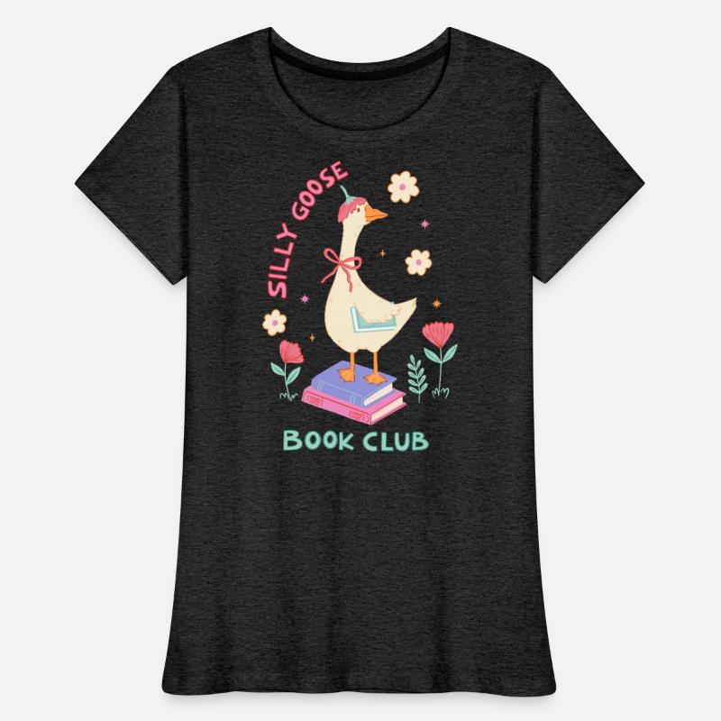 Whimsical Silly Goose Book Club Design