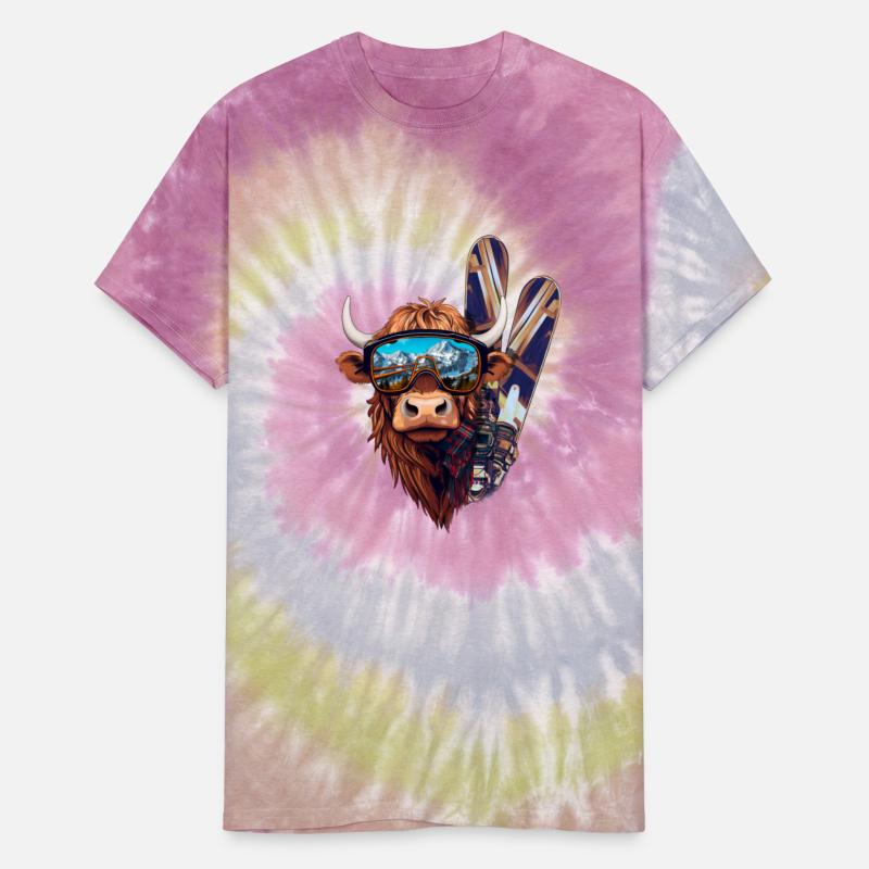 Winter sports, Jimmy's Skis, the skiing Cow