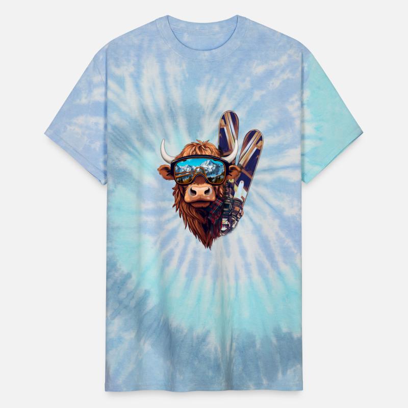 Winter sports, Jimmy's Skis, the skiing Cow