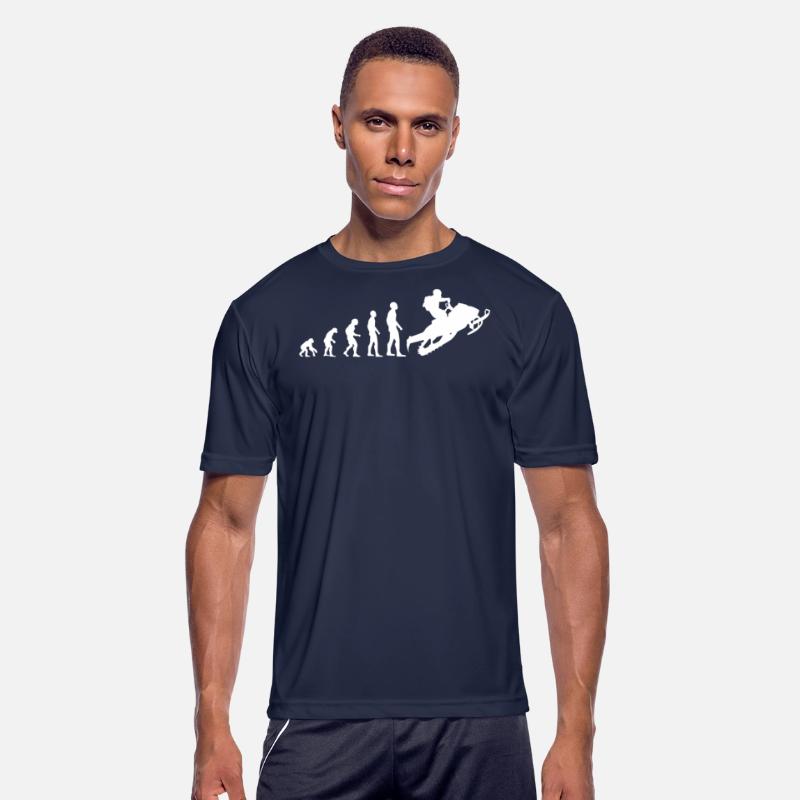 Winter Sports Snowmobile Driver Evolution Gift