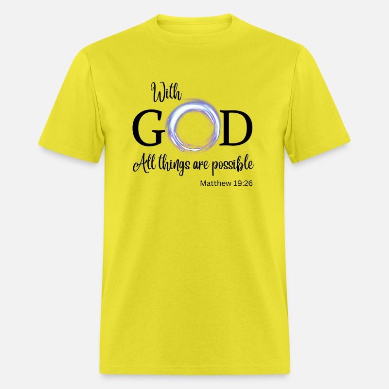 With God all things are possible Matthew 19:26