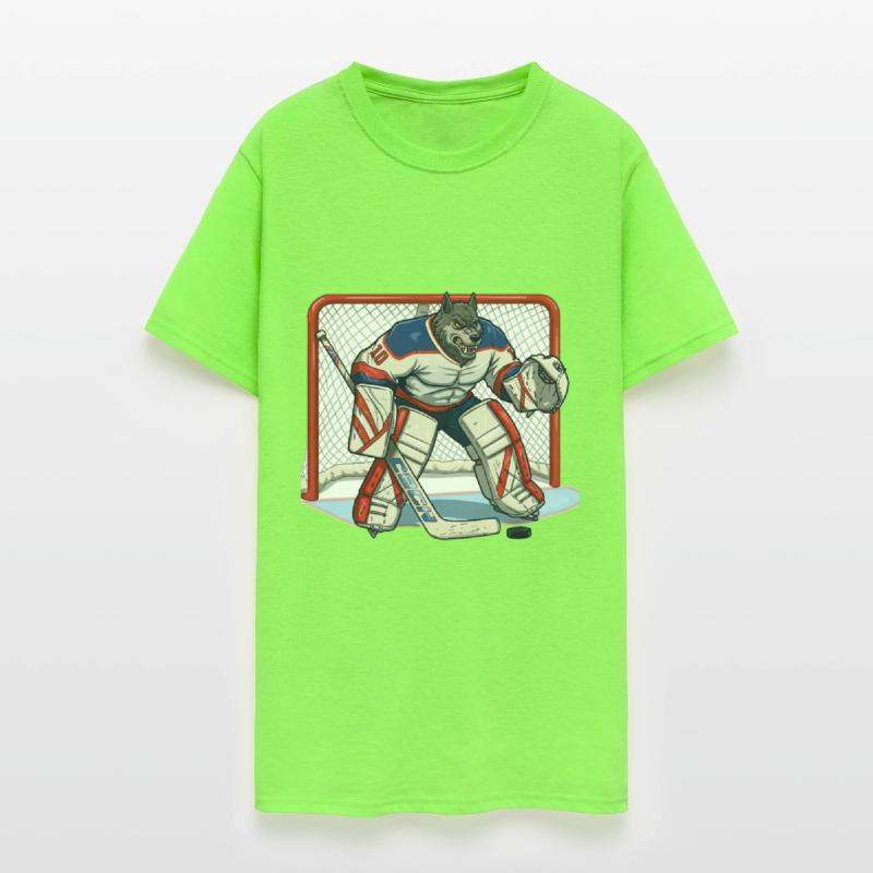 Wolf ice hockey player