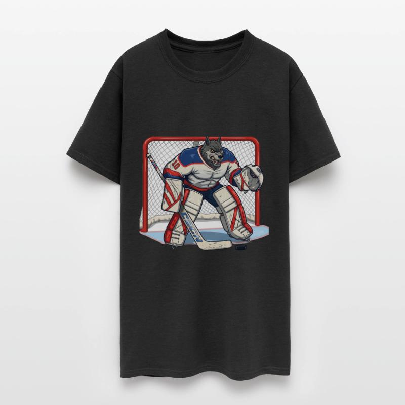 Wolf ice hockey player