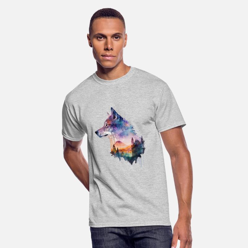 Wolf Print, Cosmic Wolves, Animal Print, Cosmos