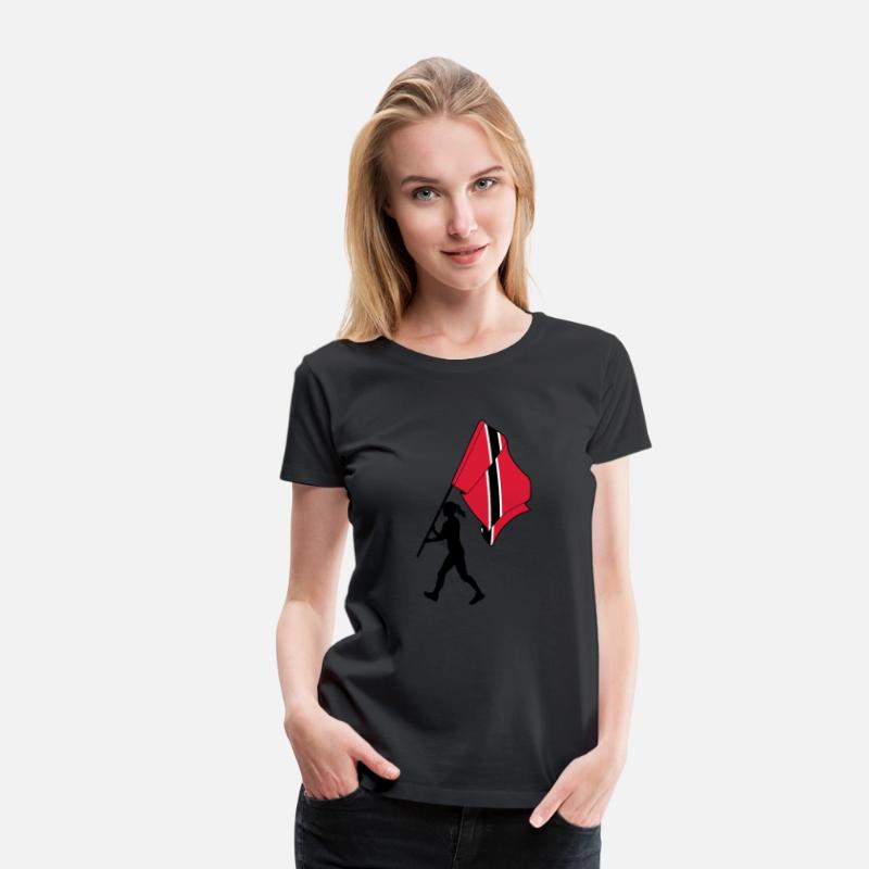 Woman flag Trinidad Tobago