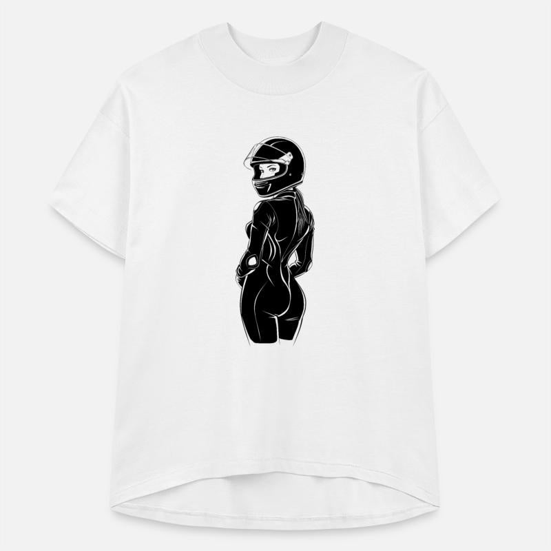 Woman Motorcyclist for a Motorcyclist Biker