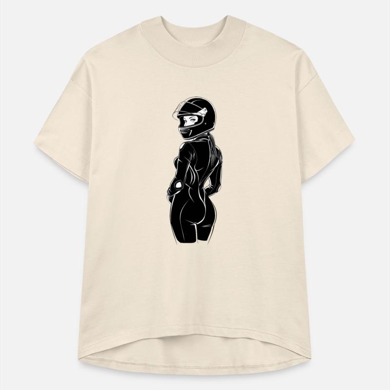 Woman Motorcyclist for a Motorcyclist Biker