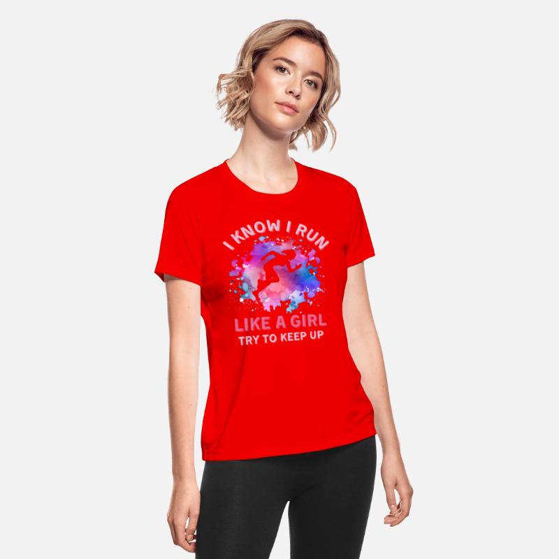 Women Running Girl