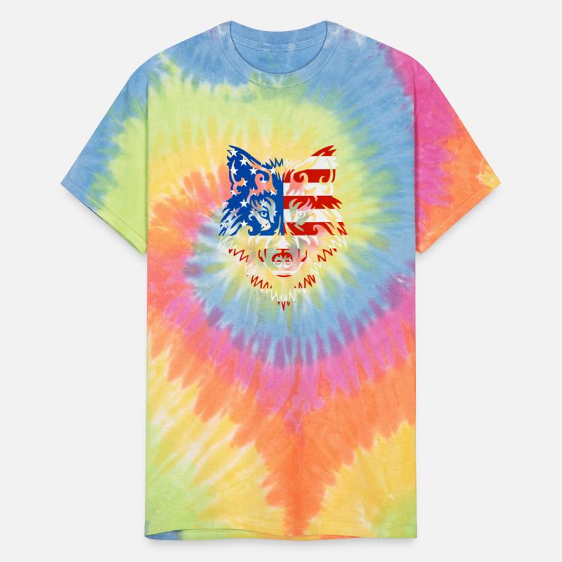 Woolf tattoos with US Flag