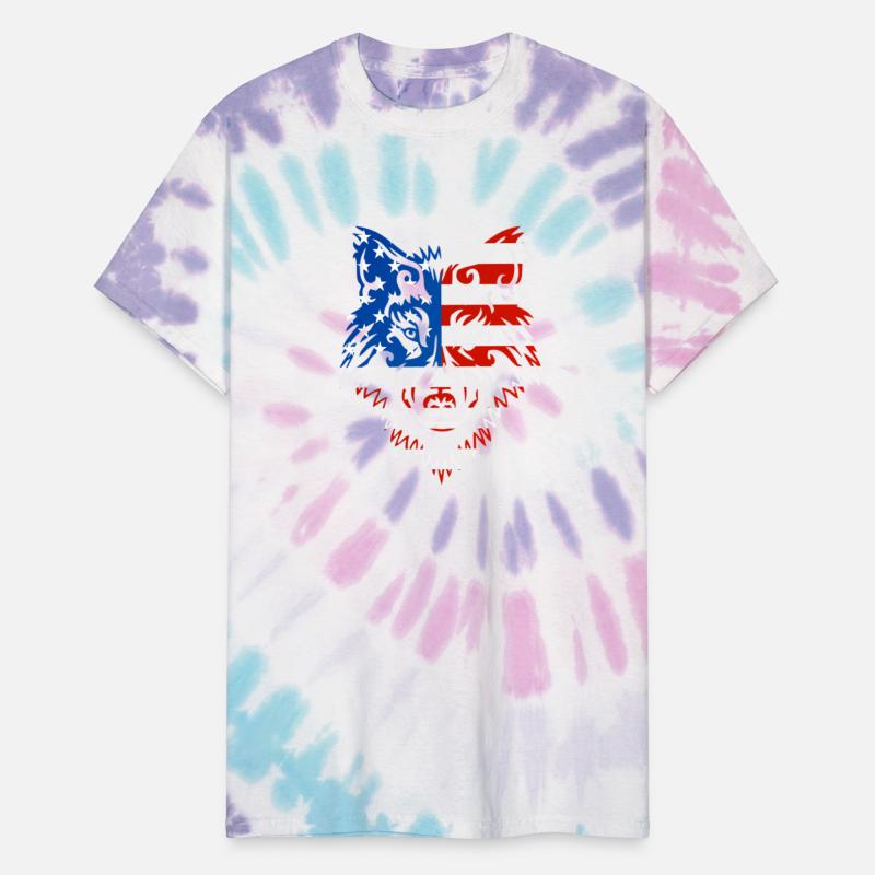 Woolf tattoos with US Flag