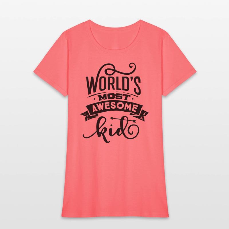 World s most awesome kid tshirt design