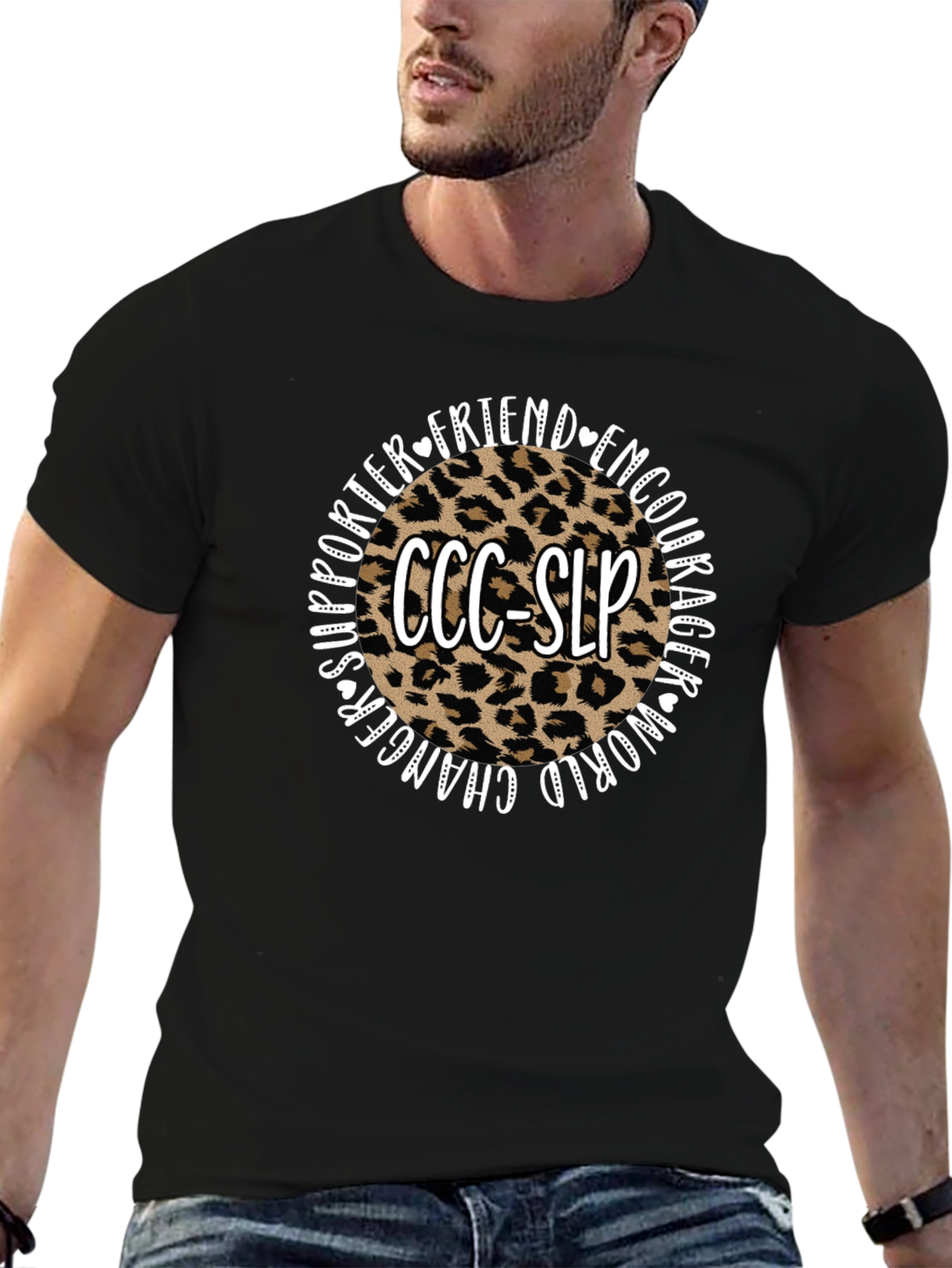 CCC-SLP Leopard Print T-Shirt