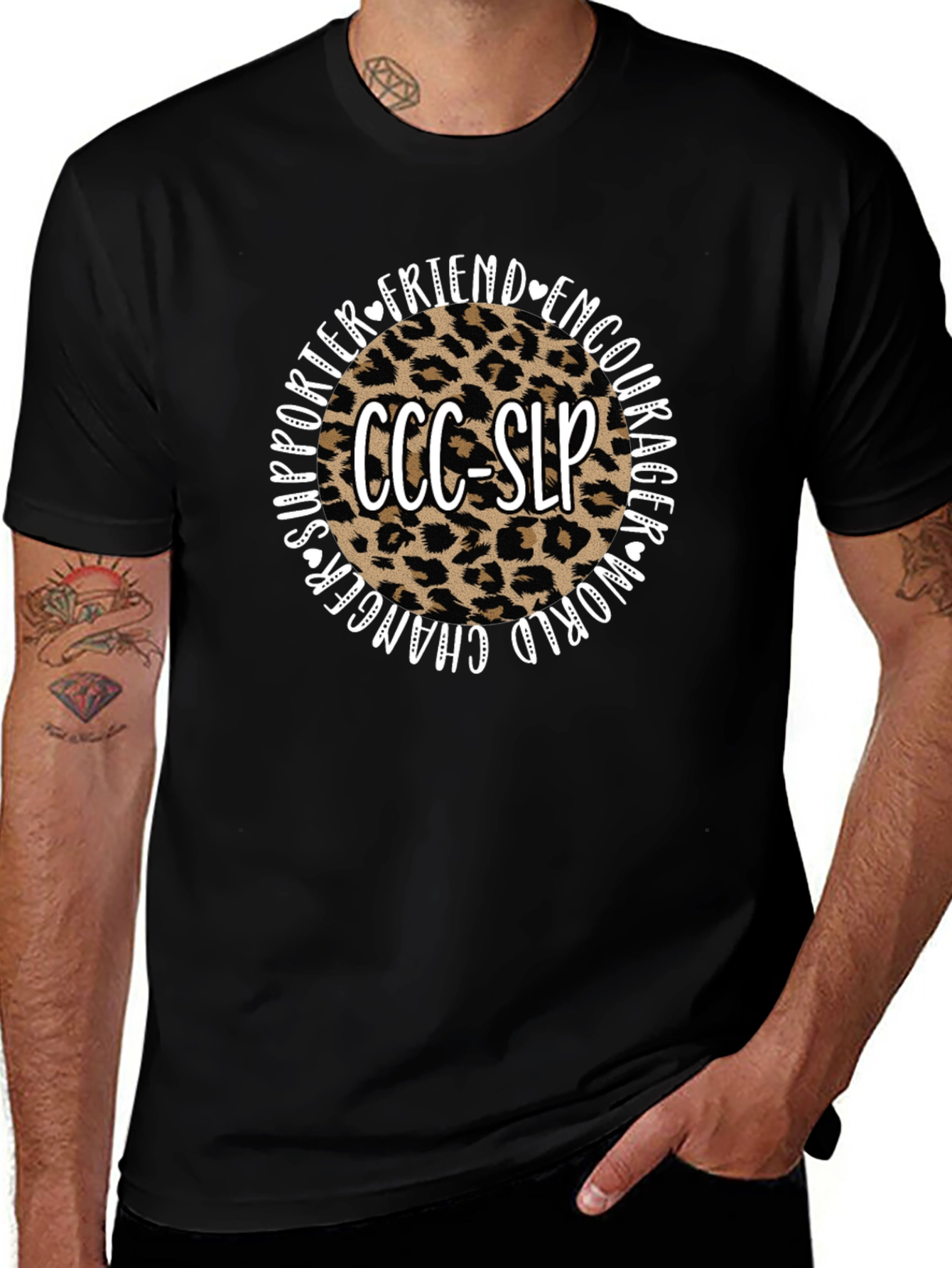 CCC-SLP Leopard Print T-Shirt