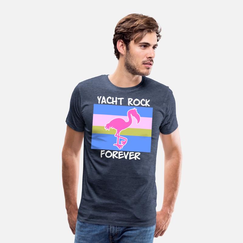 Yacht Rock Forever T-Shirt 80s Style flamingo