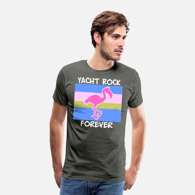 Yacht Rock Forever T-Shirt 80s Style flamingo