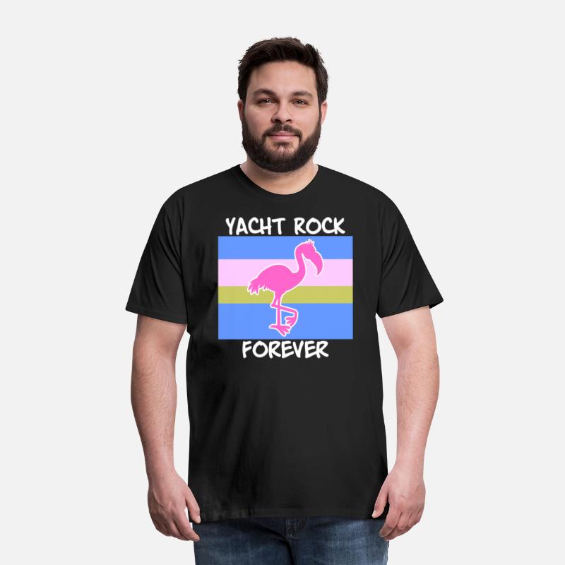 Yacht Rock Forever T-Shirt 80s Style flamingo