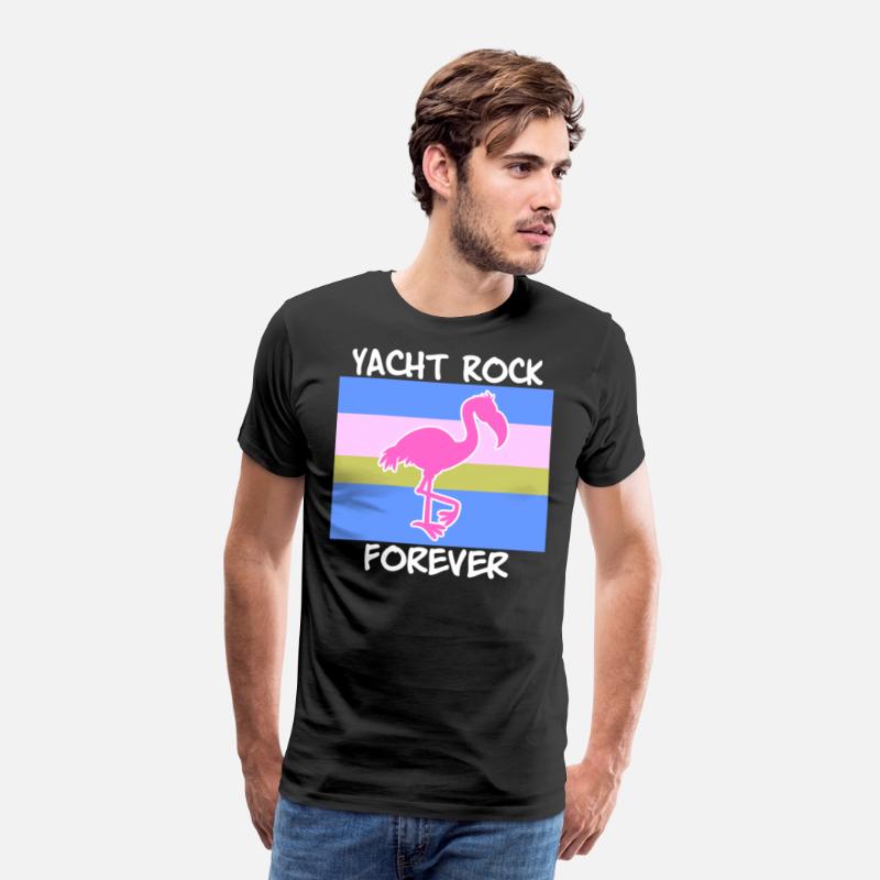 Yacht Rock Forever T-Shirt 80s Style flamingo