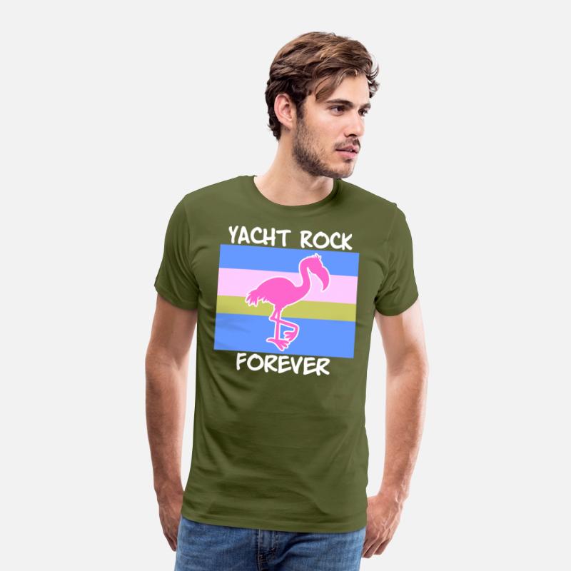 Yacht Rock Forever T-Shirt 80s Style flamingo