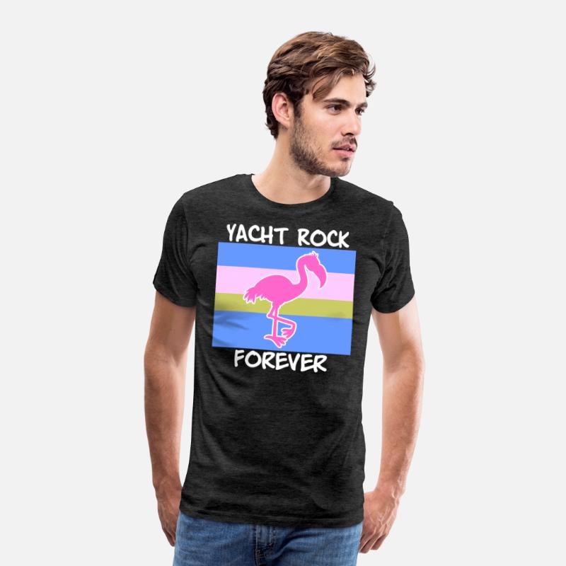 Yacht Rock Forever T-Shirt 80s Style flamingo
