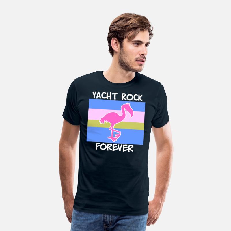 Yacht Rock Forever T-Shirt 80s Style flamingo