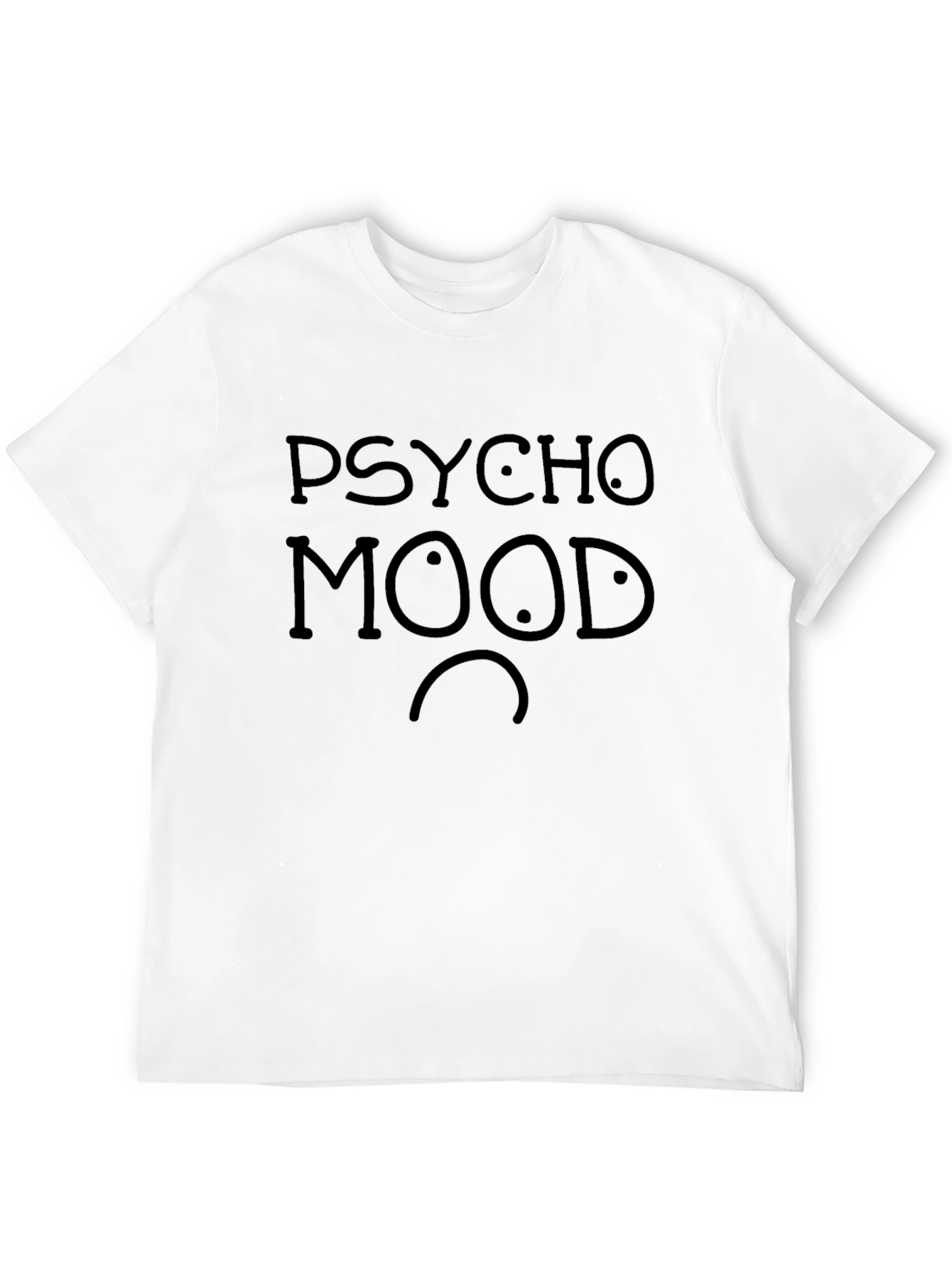 Psycho Mood Black Graphic Tee - Unisex