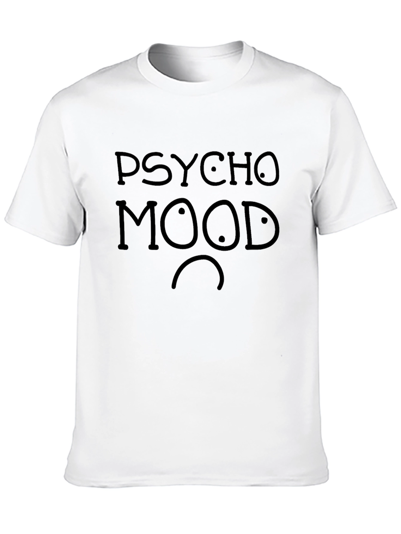Psycho Mood Black Graphic Tee - Unisex