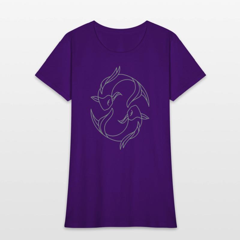 Yin Yang Zodiac Pisces Sign Symbol Stars Align