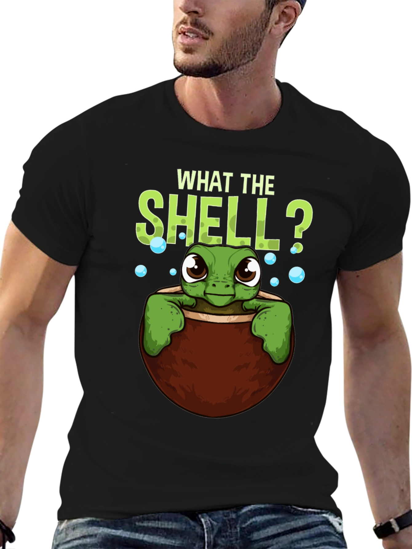 What The Shell? Turtle Graphic Tee