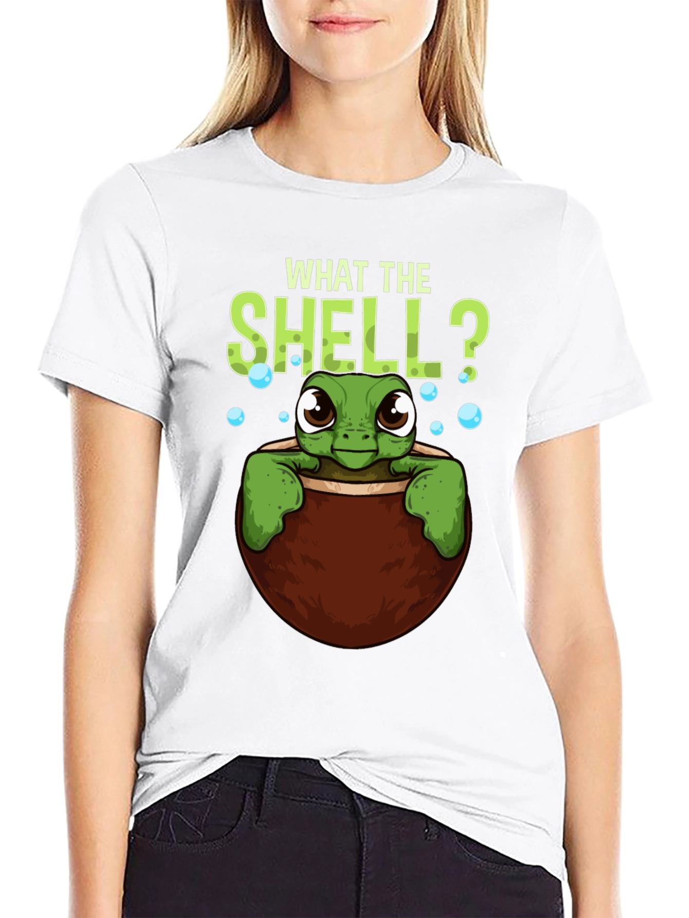 What The Shell? Turtle Graphic Tee
