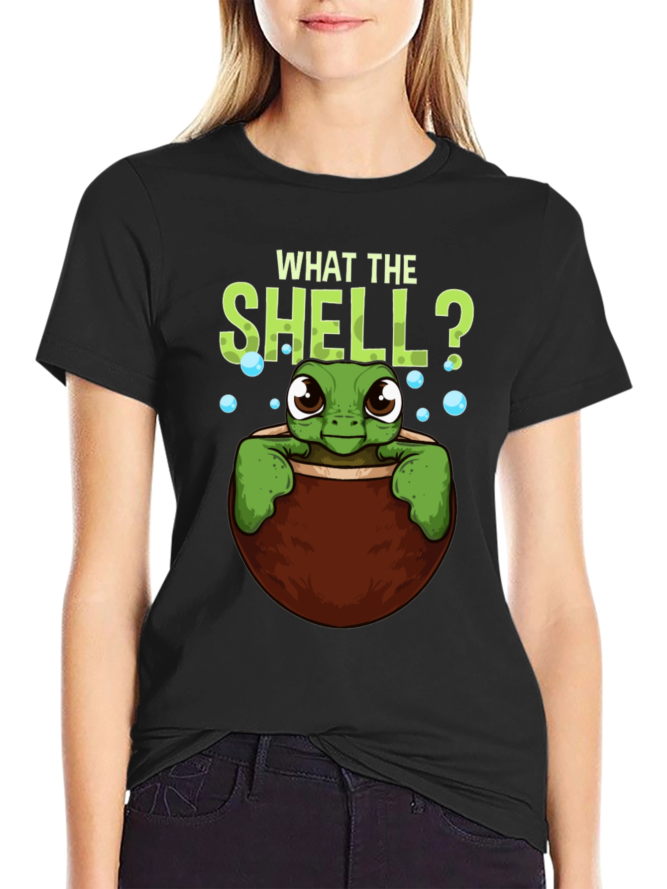 What The Shell? Turtle Graphic Tee